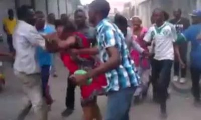 Video Angry Mob Beat A Woman To Nakedness Watch The Video New Video Naijacrawl